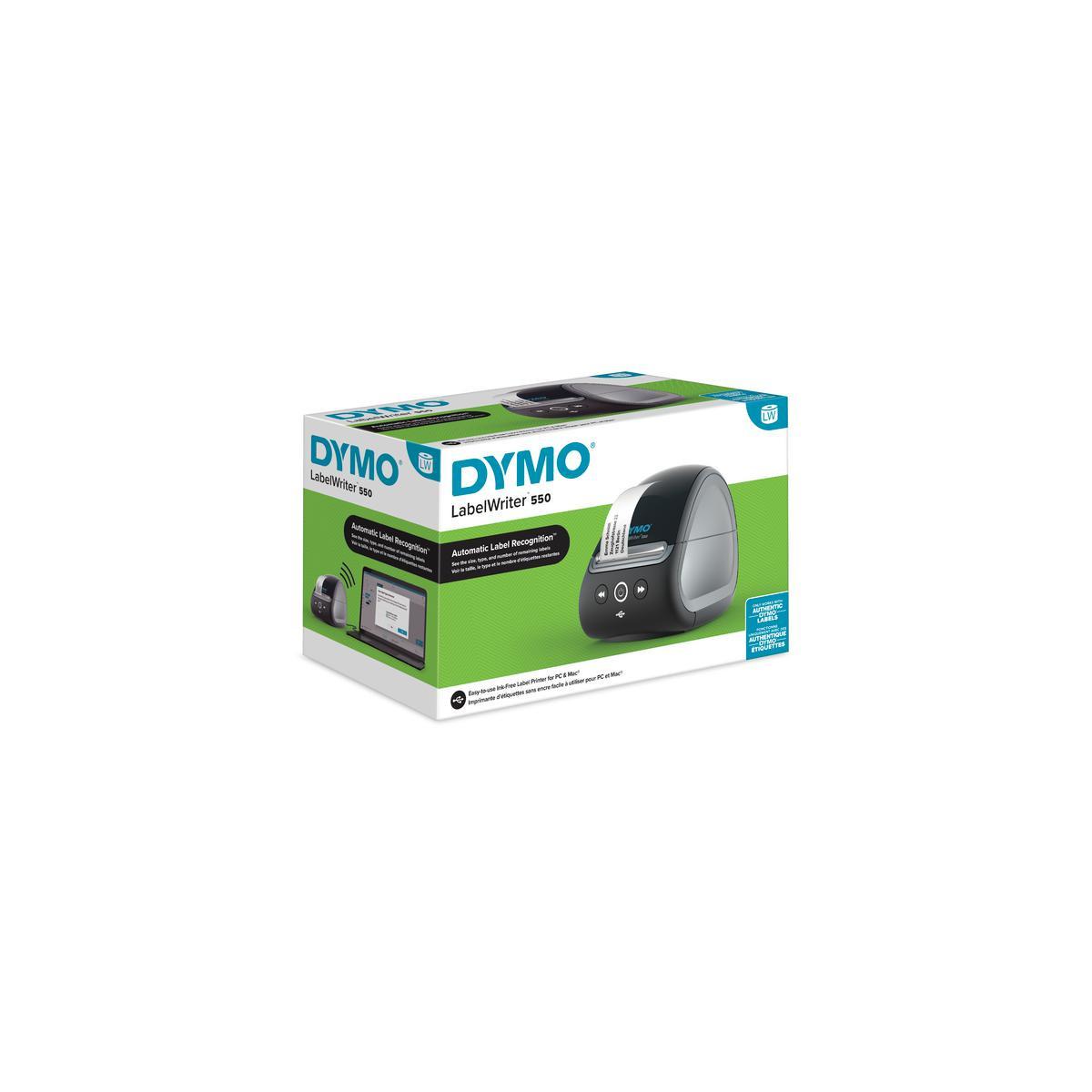DYMO 2112722 Stampante per etichette LabelWriter Termica 300x300 DPI Cablato Grigio Nero