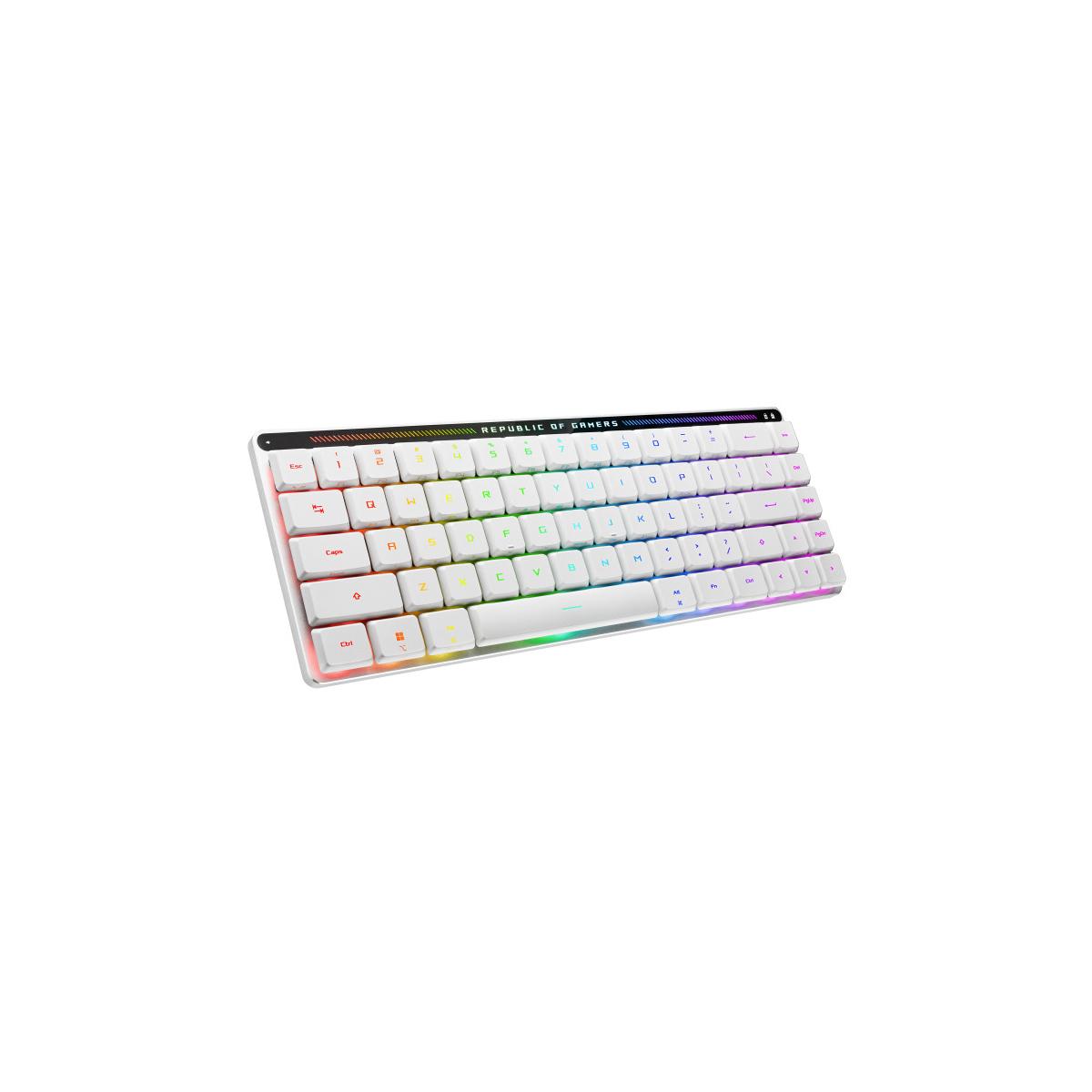 ASUS ROG Falchion RX Low Profile tastiera Mouse incluso Giocare USB RF Wireless Bluetooth Bianco