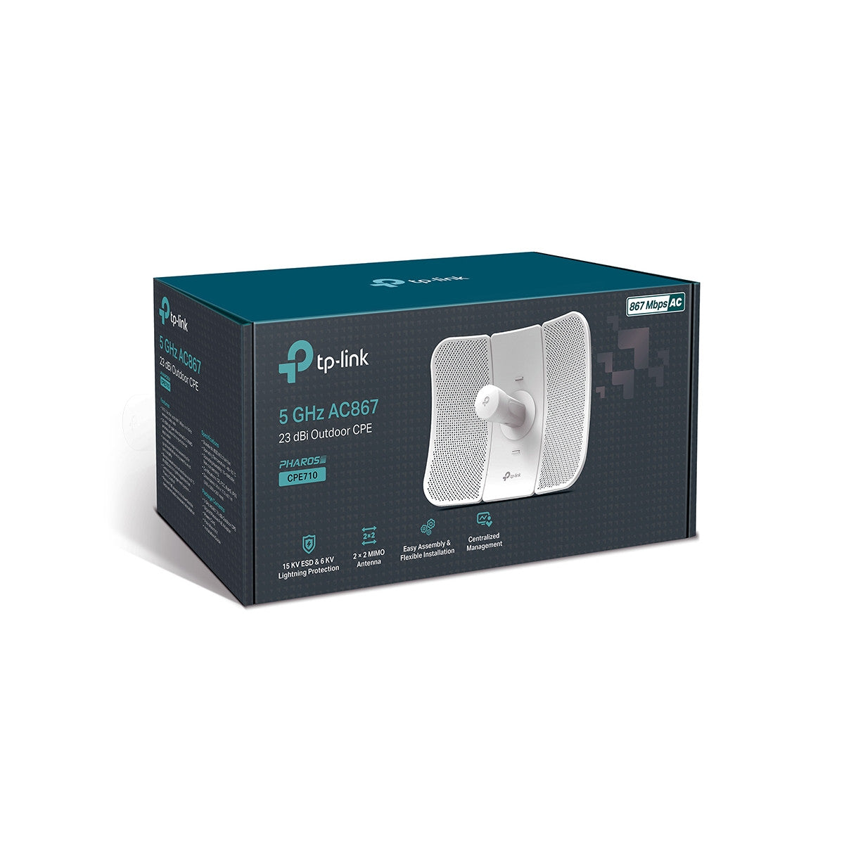 TP-Link CPE710 antenna di rete Antenna direzionale PoE/LAN 23 dBi