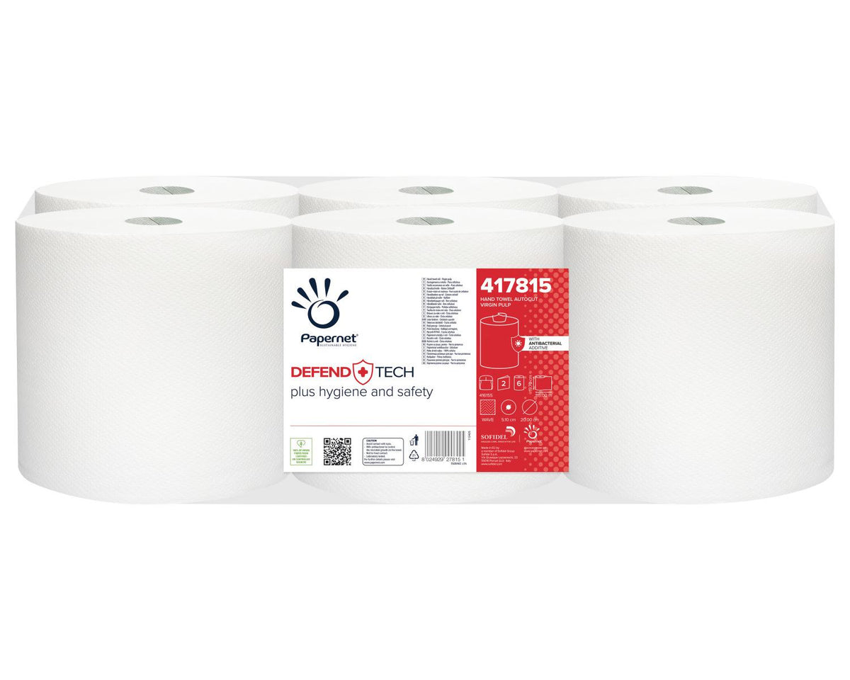 Papernet 417815 asciugamano di carta Cellulosa Bianco 115 m