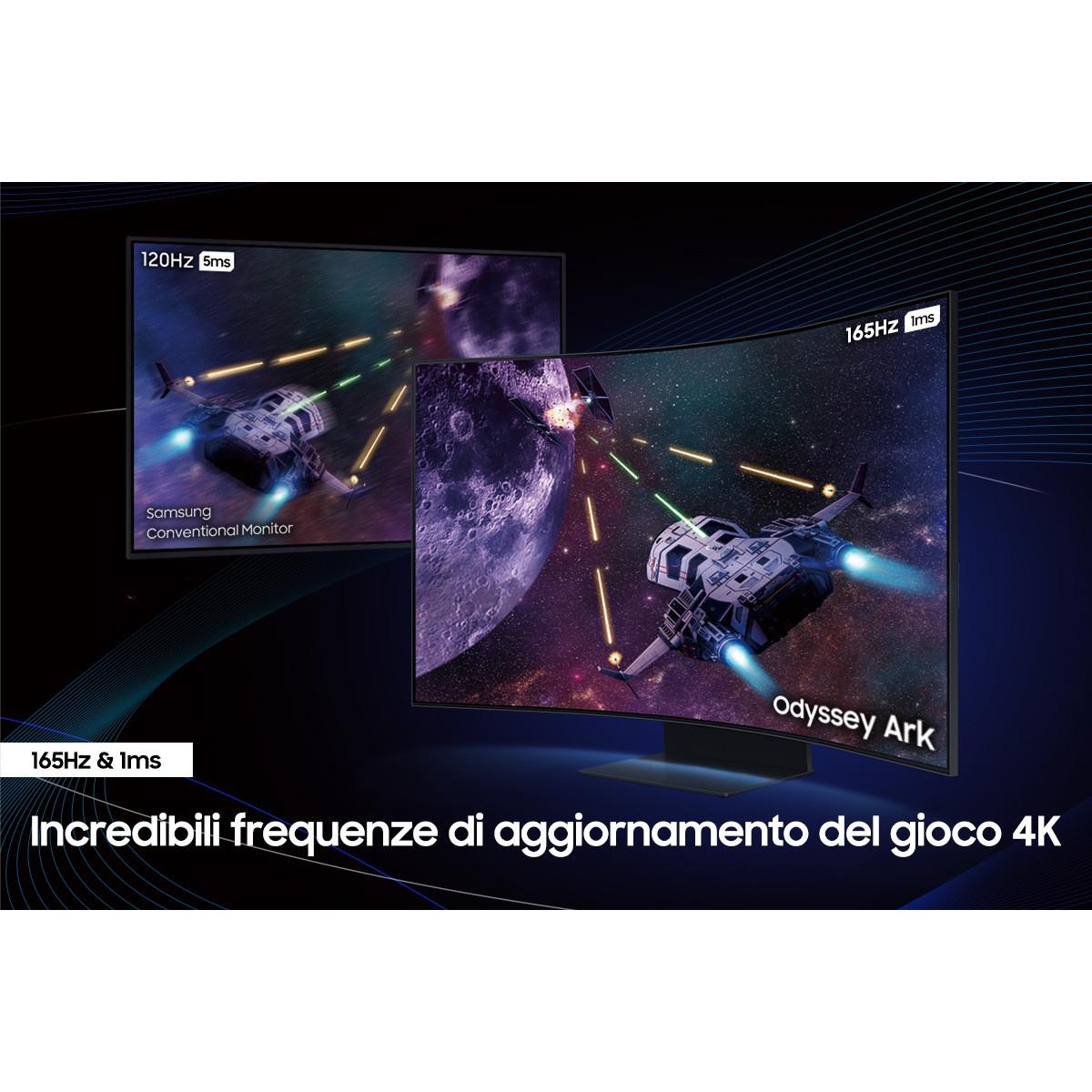 Samsung Odyssey S55CG970NU Monitor PC 139,7 cm (55") 3840 x 2160 Pixel 4K Ultra HD LED Nero