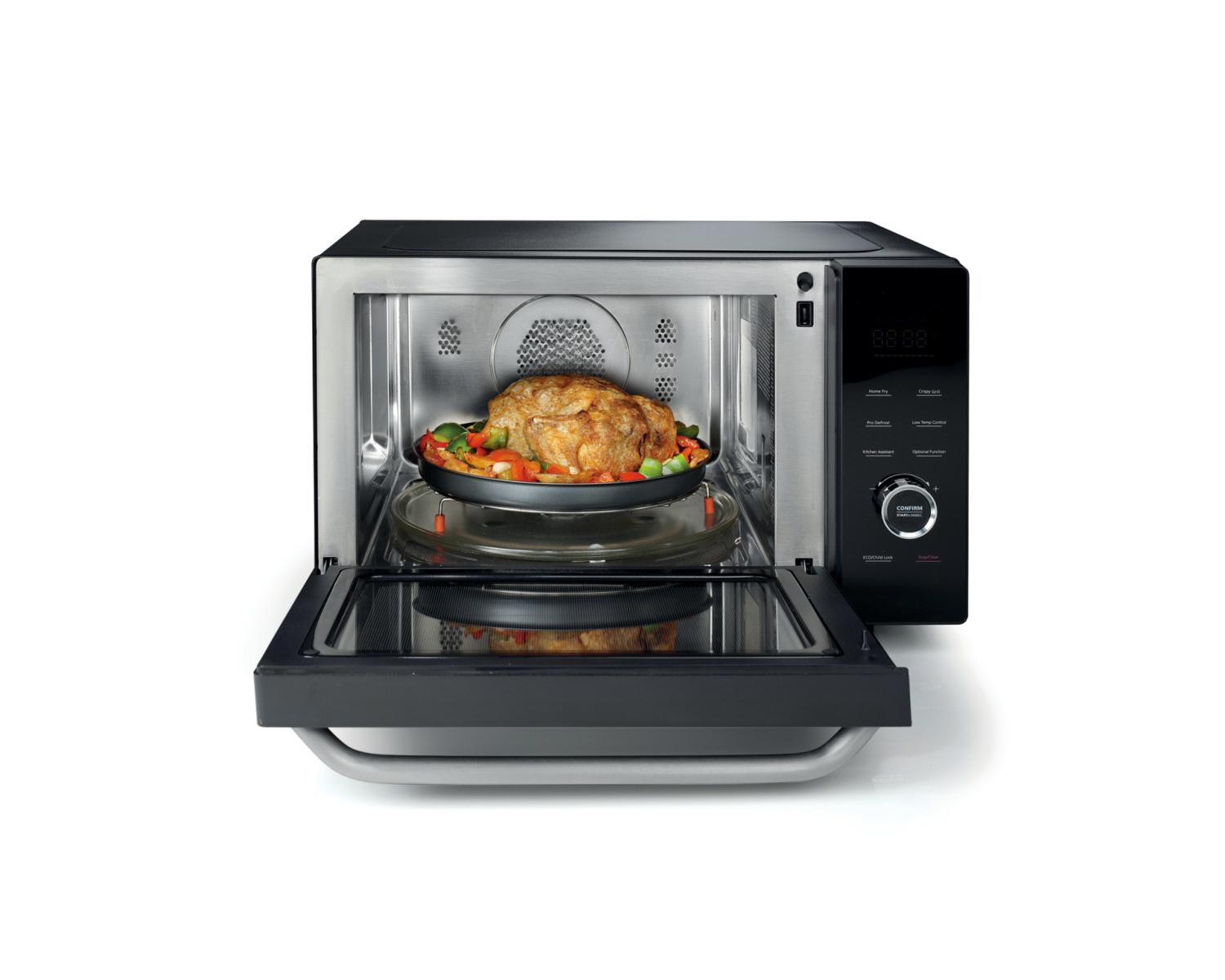 Hisense H30MOBS10HC Forno a Microonde Superficie Piana Combinato 30 L 1000 W Nero