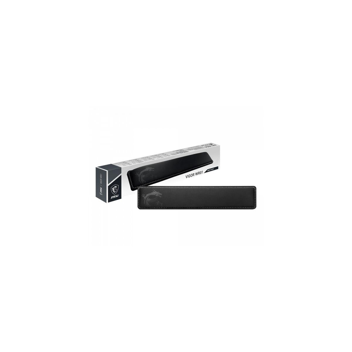 MSI Vigor WR01 poggiapolso Memory foam Gomma Nero