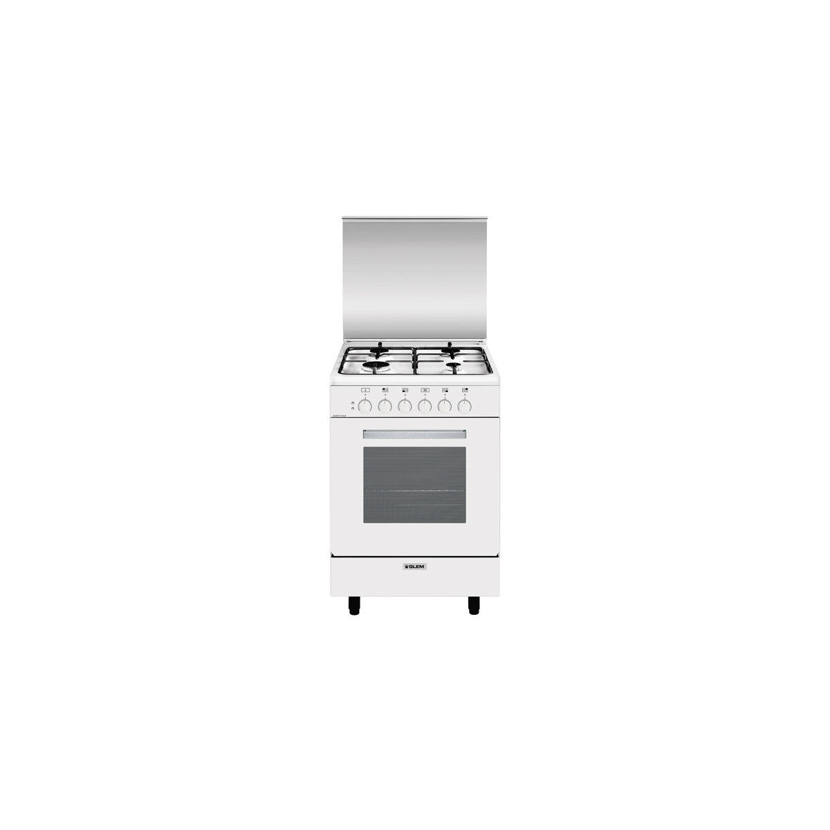 Glem Gas A554MX6 cucina Elettrico Bianco