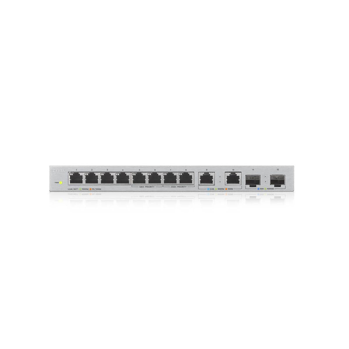 Zyxel XGS1010-12-ZZ0102F switch di rete Non gestito Gigabit Ethernet (10/100/1000) Grigio
