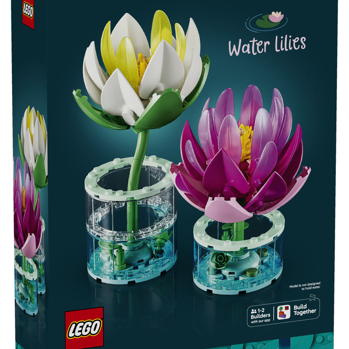 LEGO Botanicals 11511 Ninfee, Piante Artificiali Con Fiori Finti in 2 Vasi, Decorazione Camera da Letto, Regalo Bambini 9
