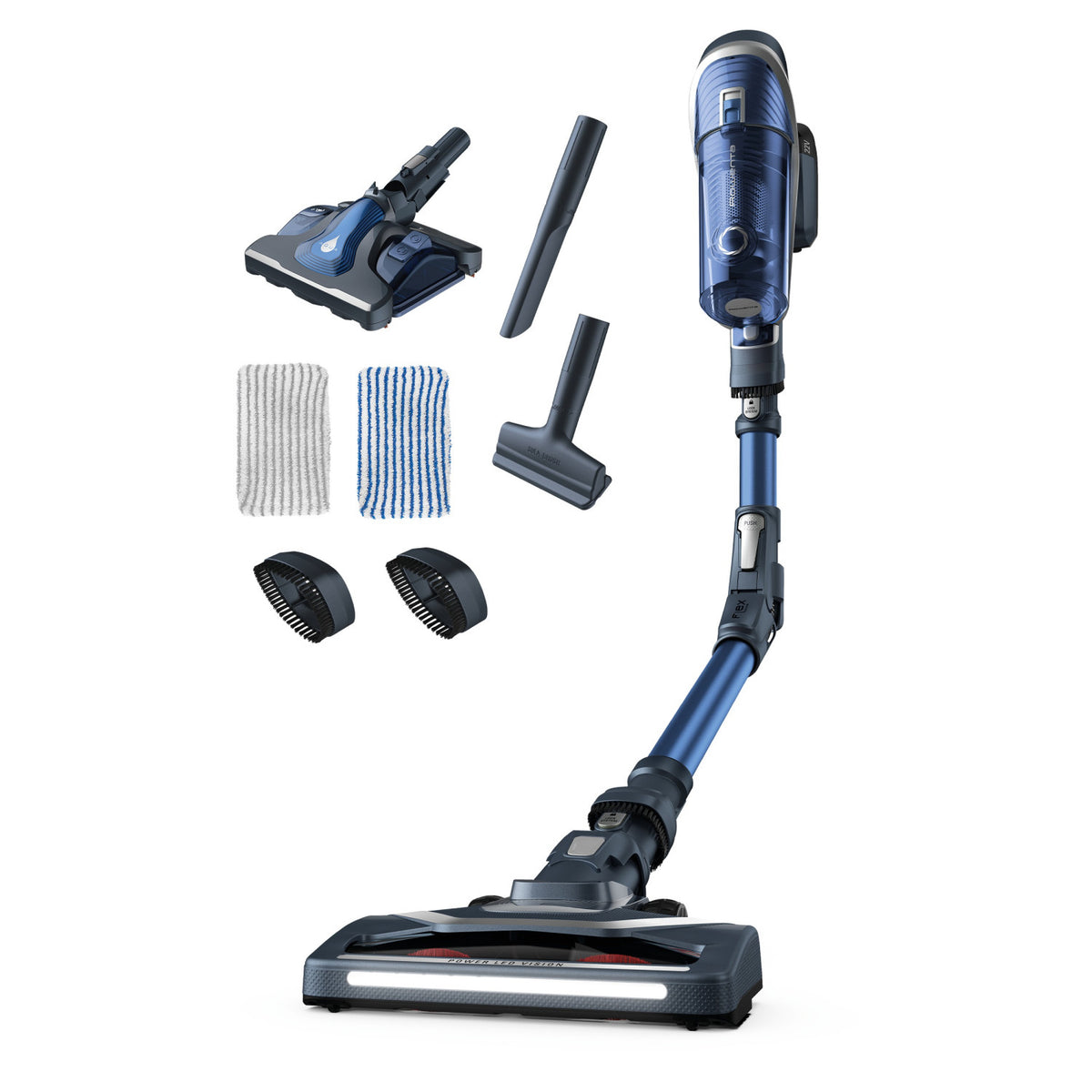 Rowenta 000001061 Scopa Ricaricabile da 22V RH9680 X Force Blu