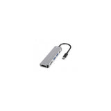 Conceptronic DONN02G replicatore di porte e docking station per laptop USB 3.2 Gen 1 (3.1 Gen 1) Type-C Alluminio