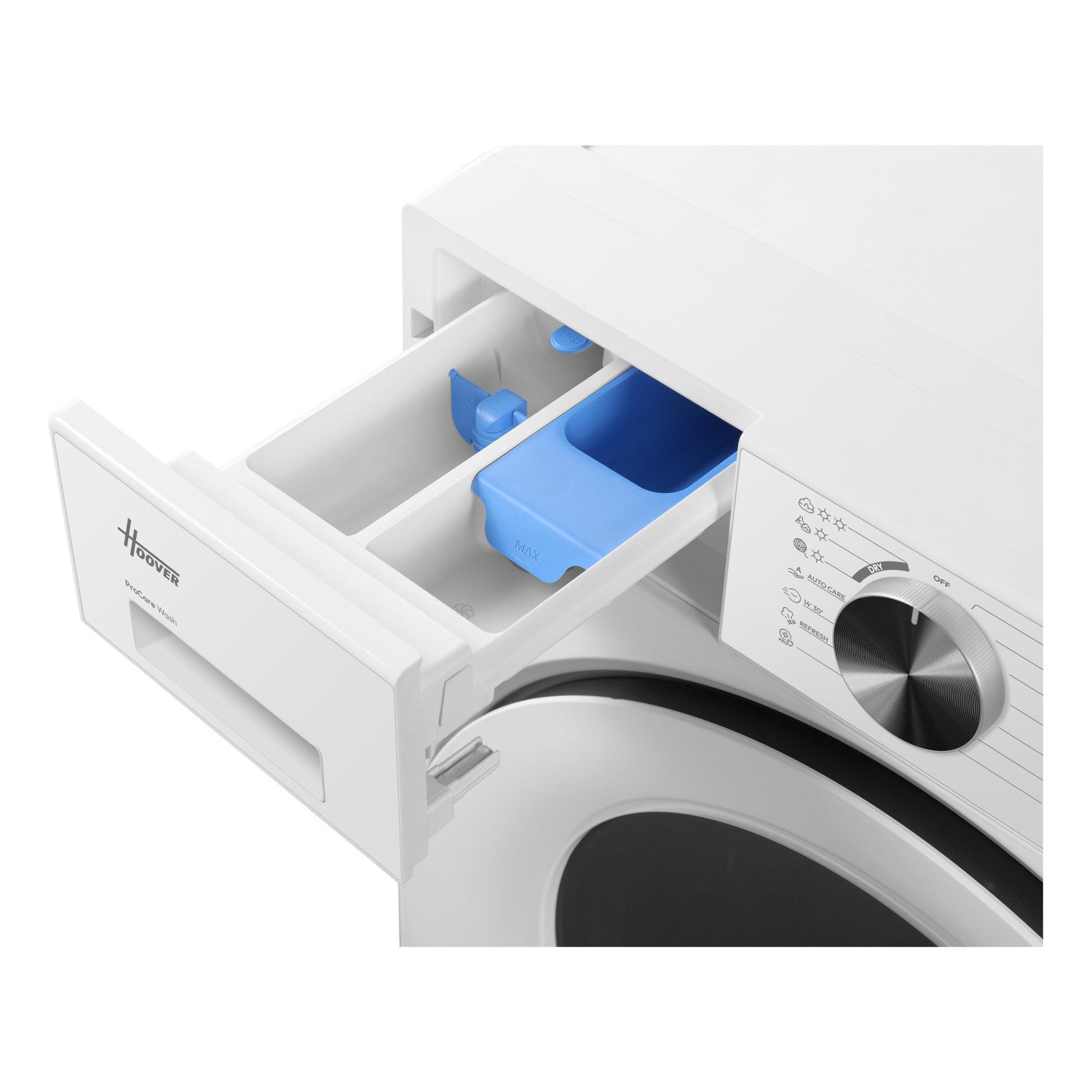 Hoover H3D 485SL8H-S lavasciuga Libera installazione Caricamento frontale Bianco