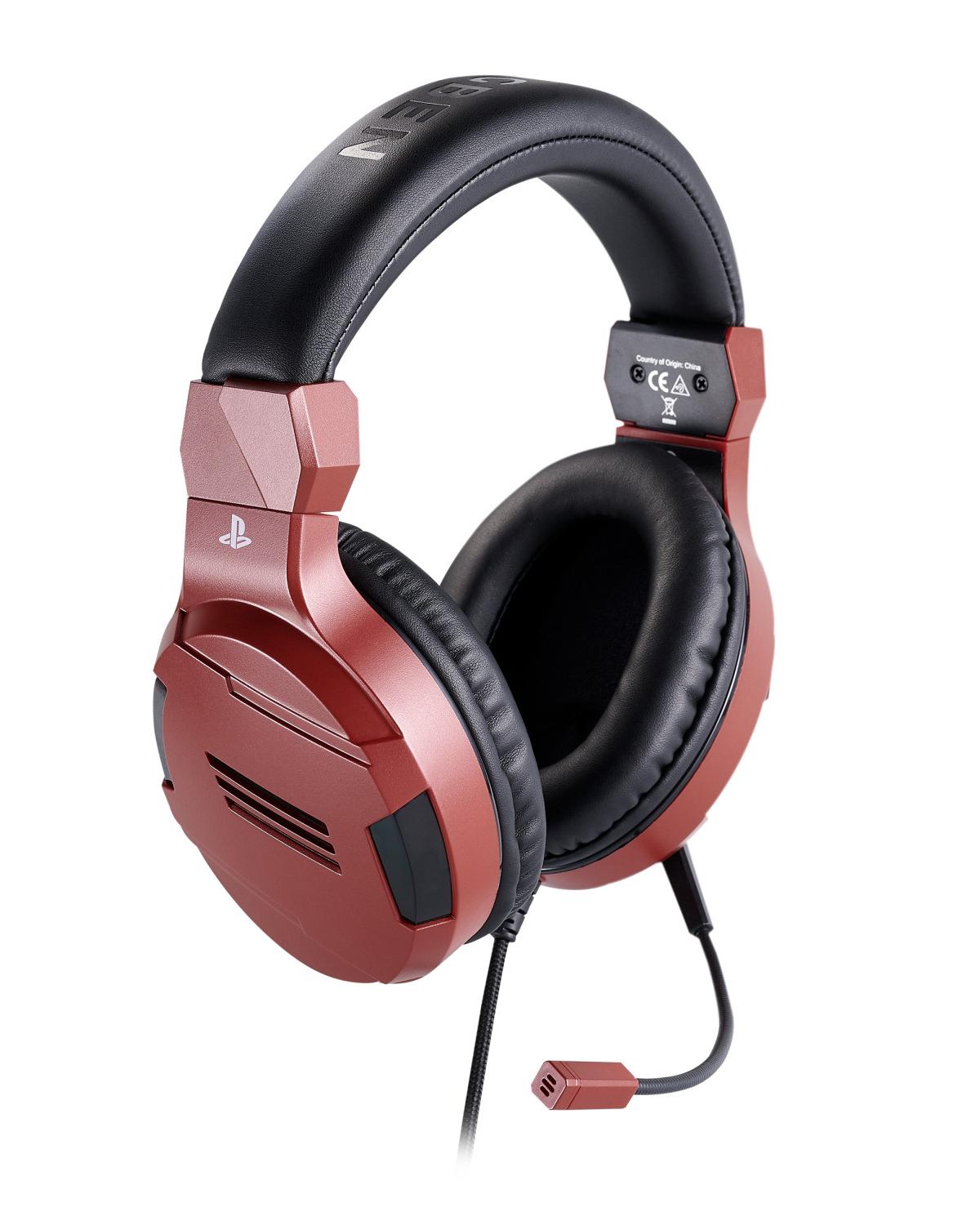 Bigben Interactive PS4OFHEADSETV3R cuffia e auricolare Cablato A Padiglione Giocare Rosso