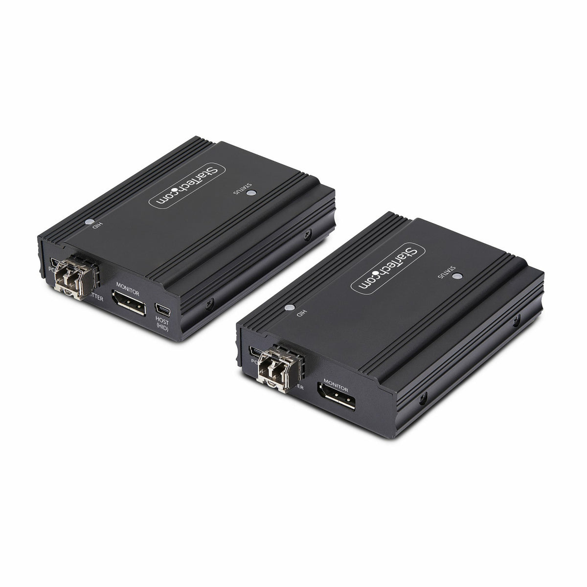 StarTech.com KVM Extender DisplayPort su fibra ottica 4K 60Hz kit di estensione fino a 300m multimodale con moduli SFP preinstallati 3x USB HID