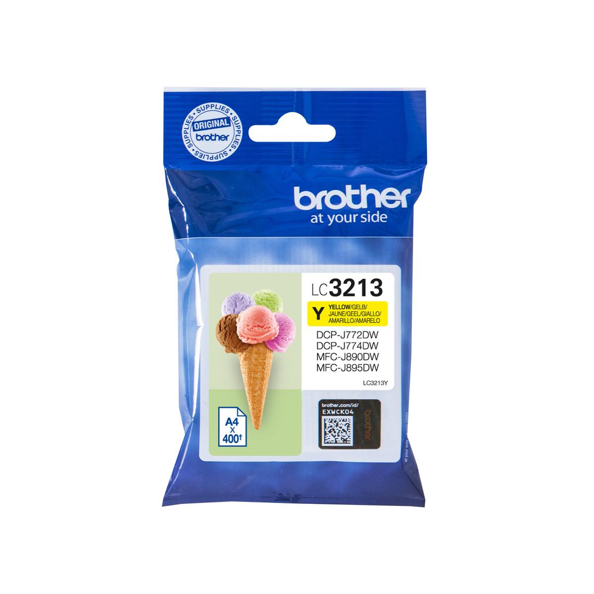Brother LC-3213Y cartuccia d'inchiostro Originale Resa elevata (XL) Giallo