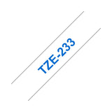 Brother TZE-233 nastro per etichettatrice Blu su bianco
