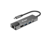 Equip 133489 replicatore di porte e docking station per laptop Cablato USB 3.2 Gen 1 (3.1 Gen 1) Type-C Grigio