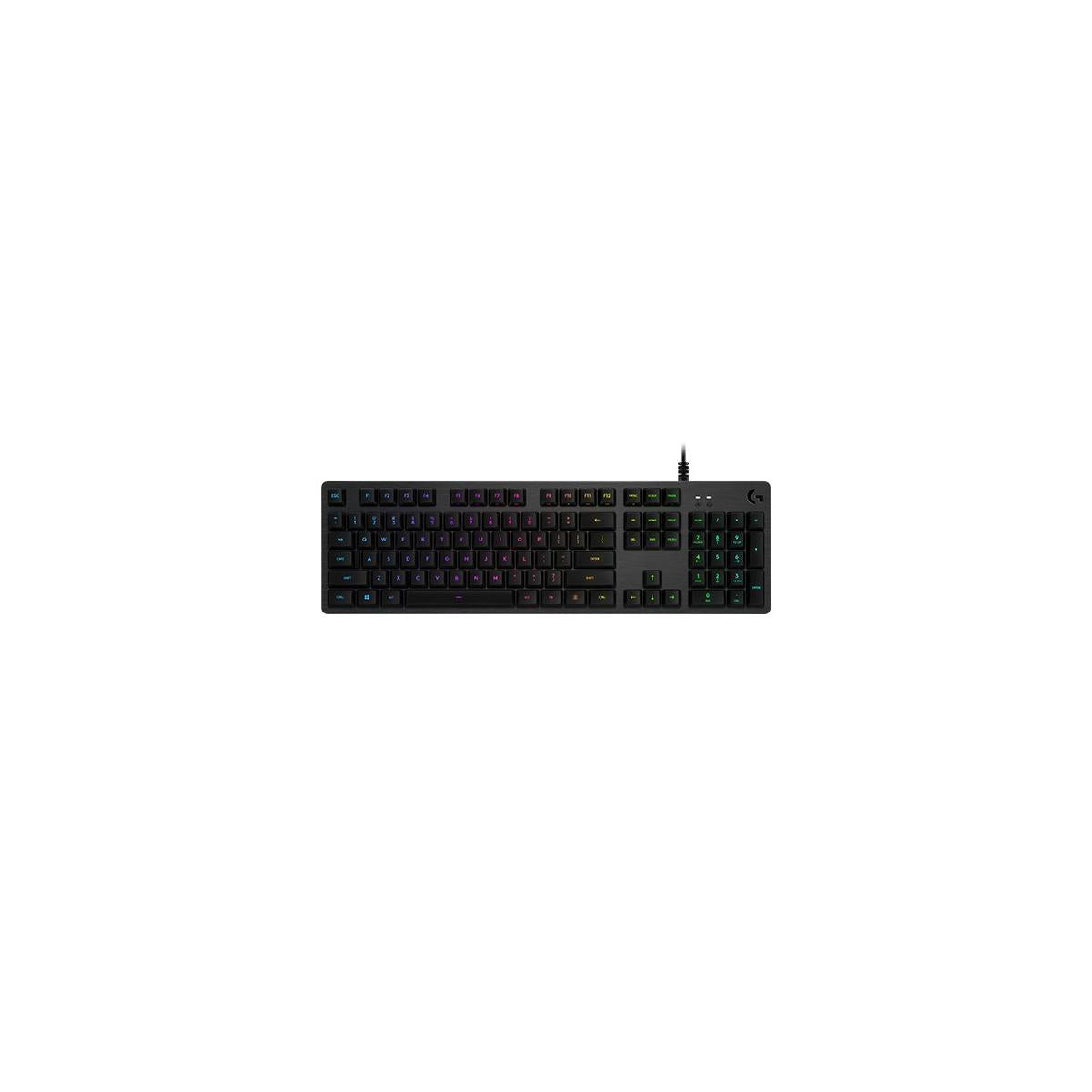 Logitech G G512 CARBON LIGHTSYNC RGB Mechanical Gaming Keyboard with GX Brown switches tastiera USB QWERTY Italiano Carbonio
