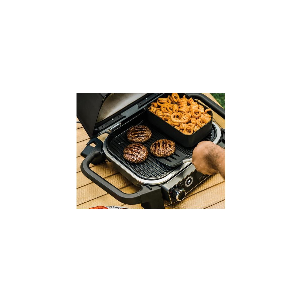 Ninja XSKCRISPBTEUK Cestino per Friggitrice ad Aria Compatibile con Barbecue Elettrico Ninja Woodfire Serie OG700