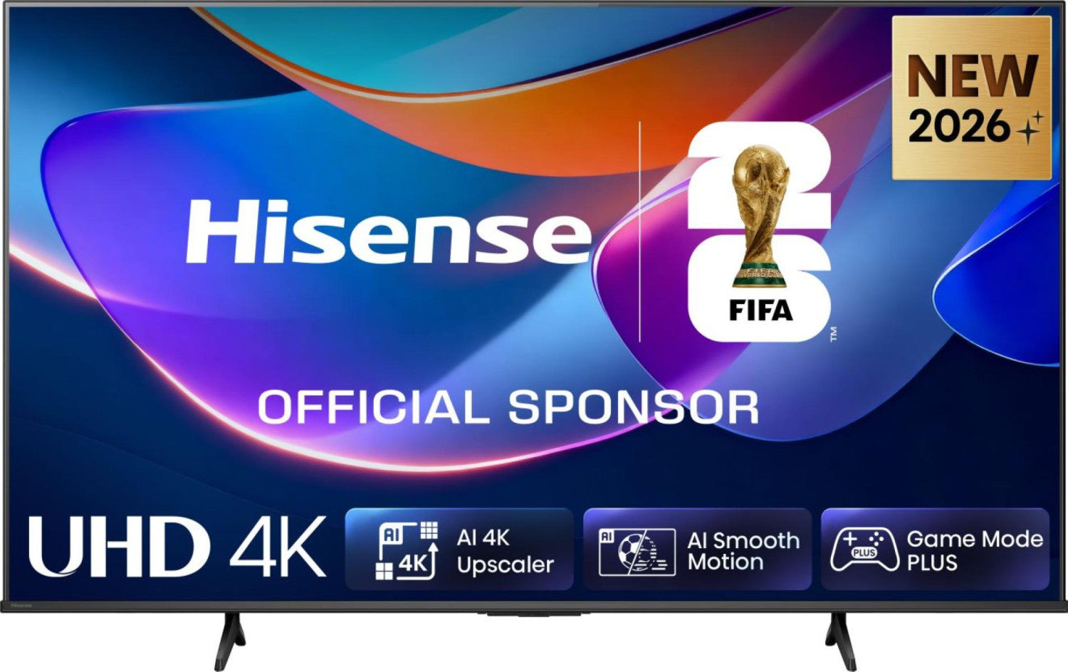 Hisense Smart TV 43 pollici 4K TV 43A6S, 60Hz, DTS Virtual X, VIDAA OS con 1000 APP, HDR 10 , Game Mode Plus, Bluetooth, Wifi, Alexa Built-in, AirPlay2, lativù 4K