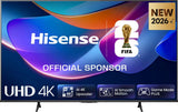 Hisense Smart TV 43 pollici 4K TV 43A6S, 60Hz, DTS Virtual X, VIDAA OS con 1000 APP, HDR 10 , Game Mode Plus, Bluetooth, Wifi, Alexa Built-in, AirPlay2, lativù 4K