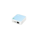 TP-LINK TL-WR802N router wireless Fast Ethernet Banda singola (2.4 GHz) 4G Blu, Bianco