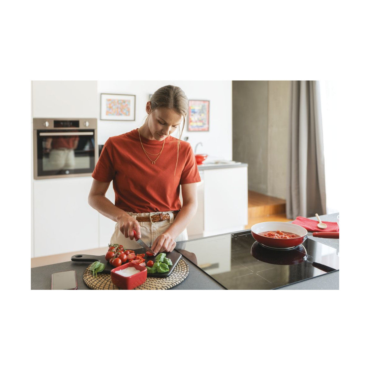 Hoover H-HOB 500 INDUCTION HTPS64MCTTWIFI Nero Da incasso 59 cm Piano cottura a induzione 4 Fornelli