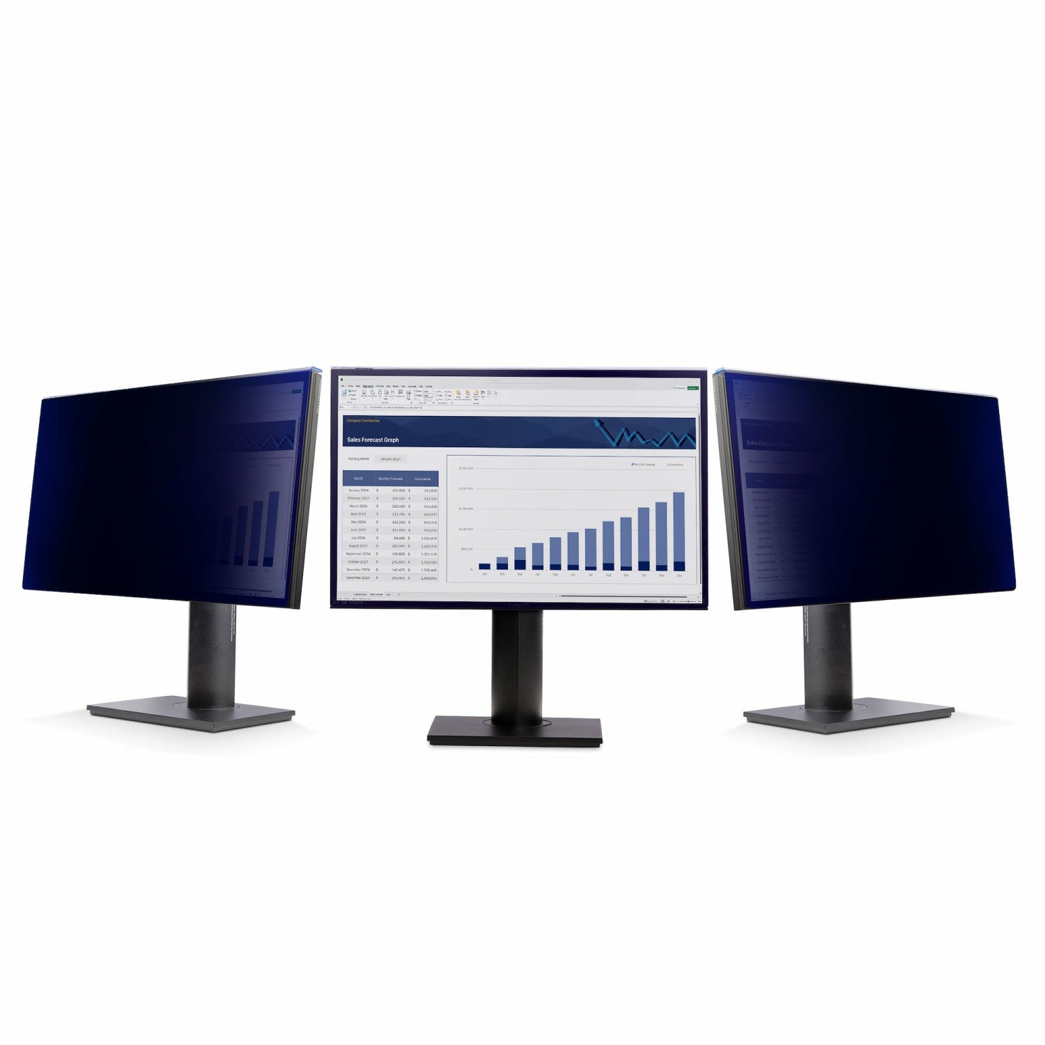 StarTech.com Filtro privacy per monitor da 23.8pollici filtro di sicurezza in acrilico da appendere pellicola protettiva ad installazione rapida 30 gradi lucido