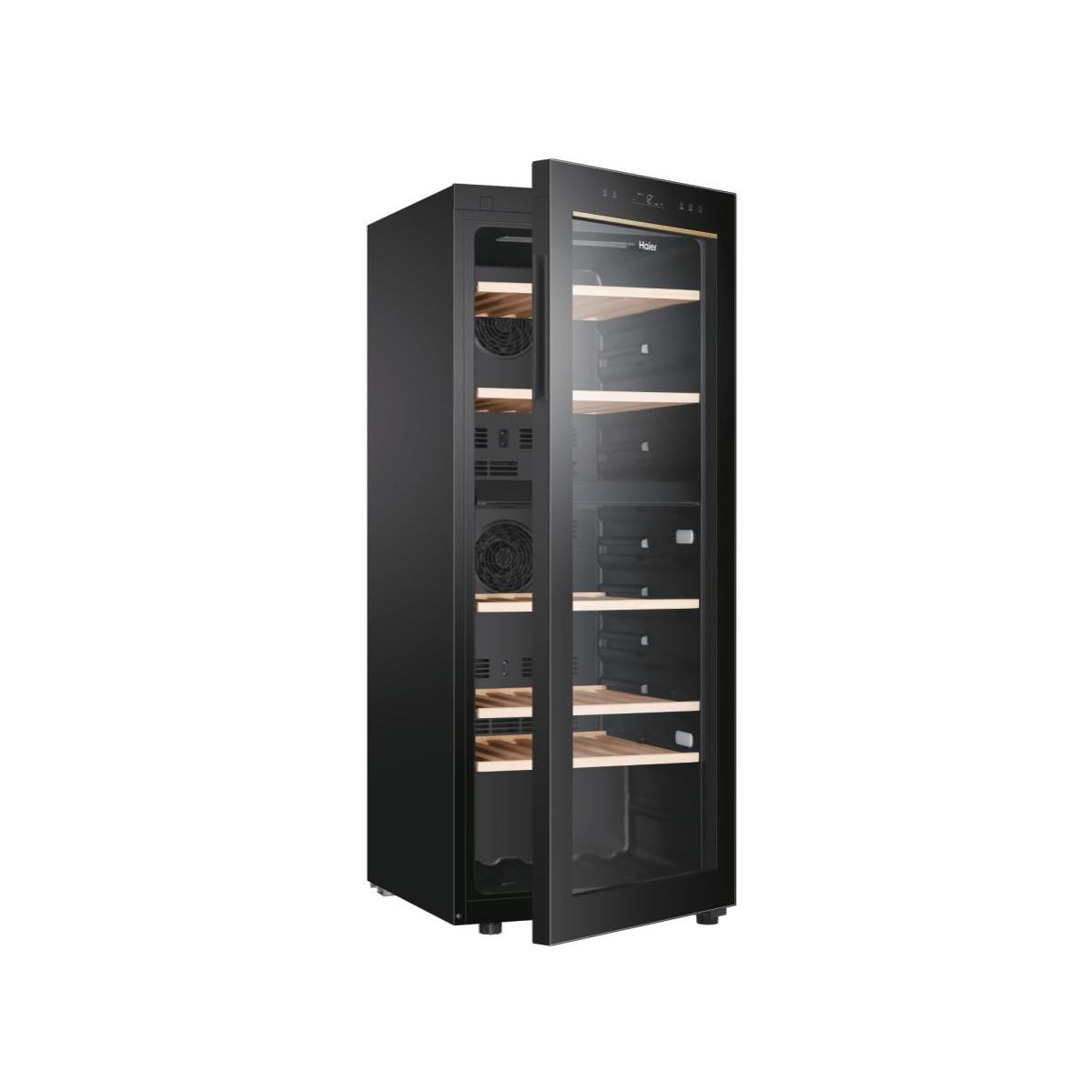 Haier Wine Bank 50 Serie 5 HWS79GDG Cantinetta vino con compressore Libera installazione Nero 79 bottiglie