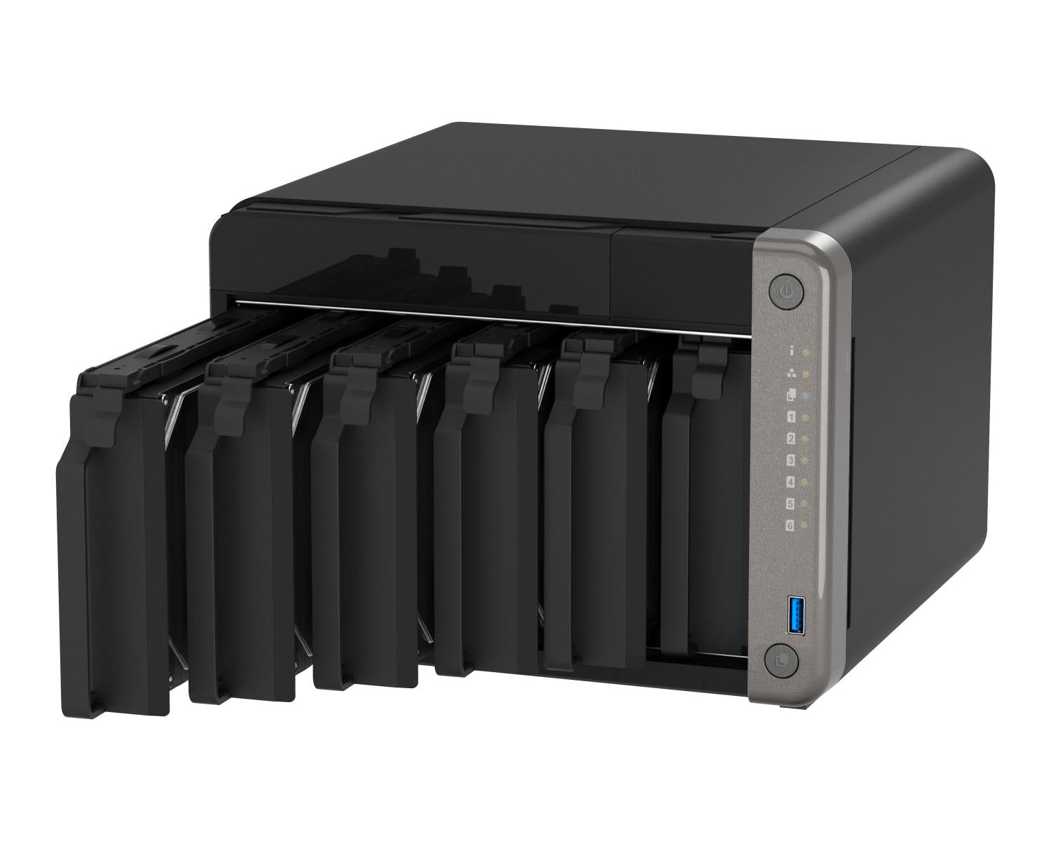 QNAP TS-AI642-8G server NAS e di archiviazione Tower Collegamento ethernet LAN Nero Cortex-A76