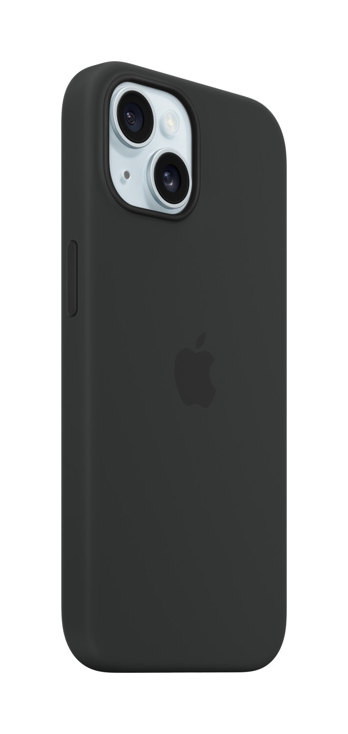 Apple Custodia MagSafe in silicone per iPhone 15 - Nero