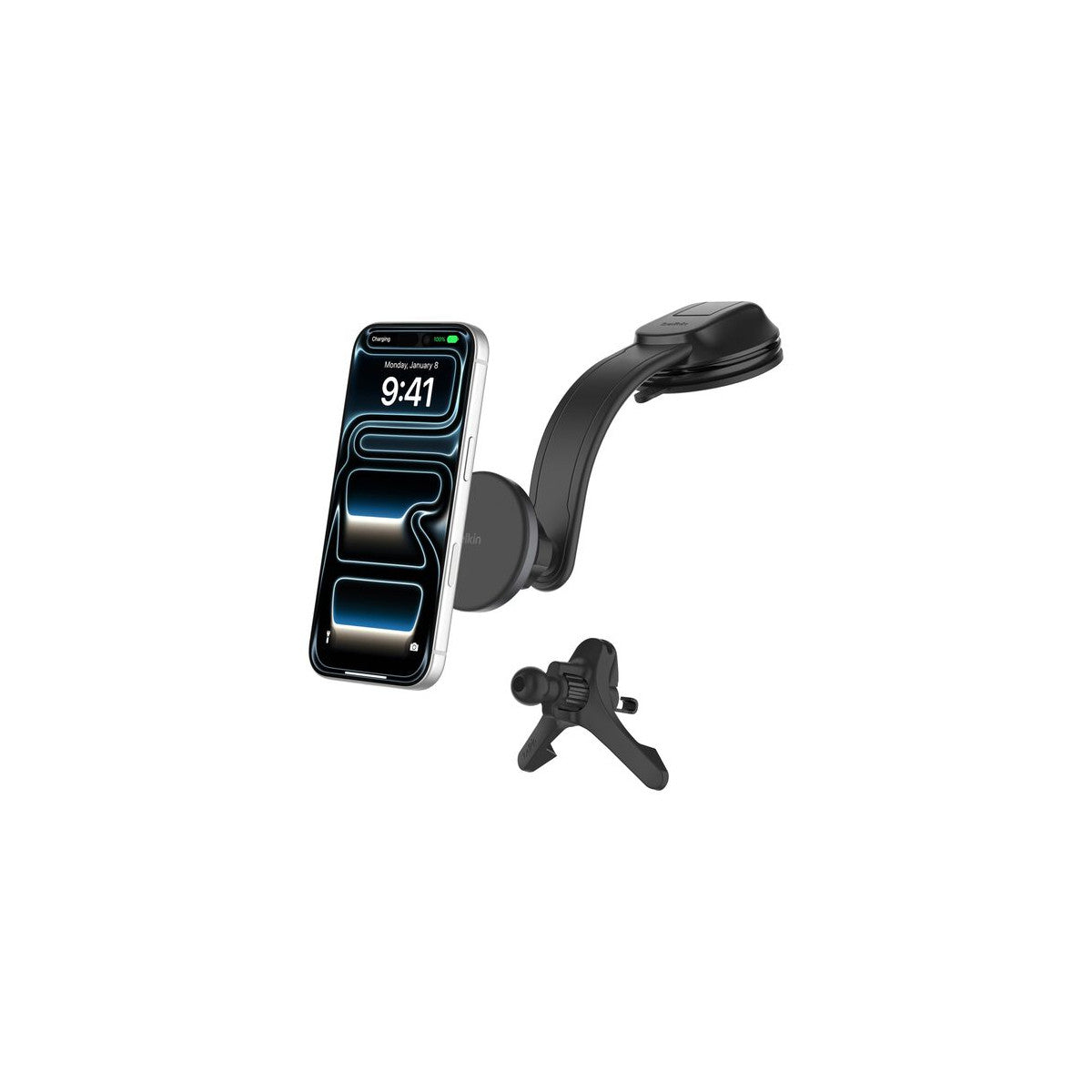 Belkin BoostCharge Supporto attivo Telefono cellulare/smartphone Nero