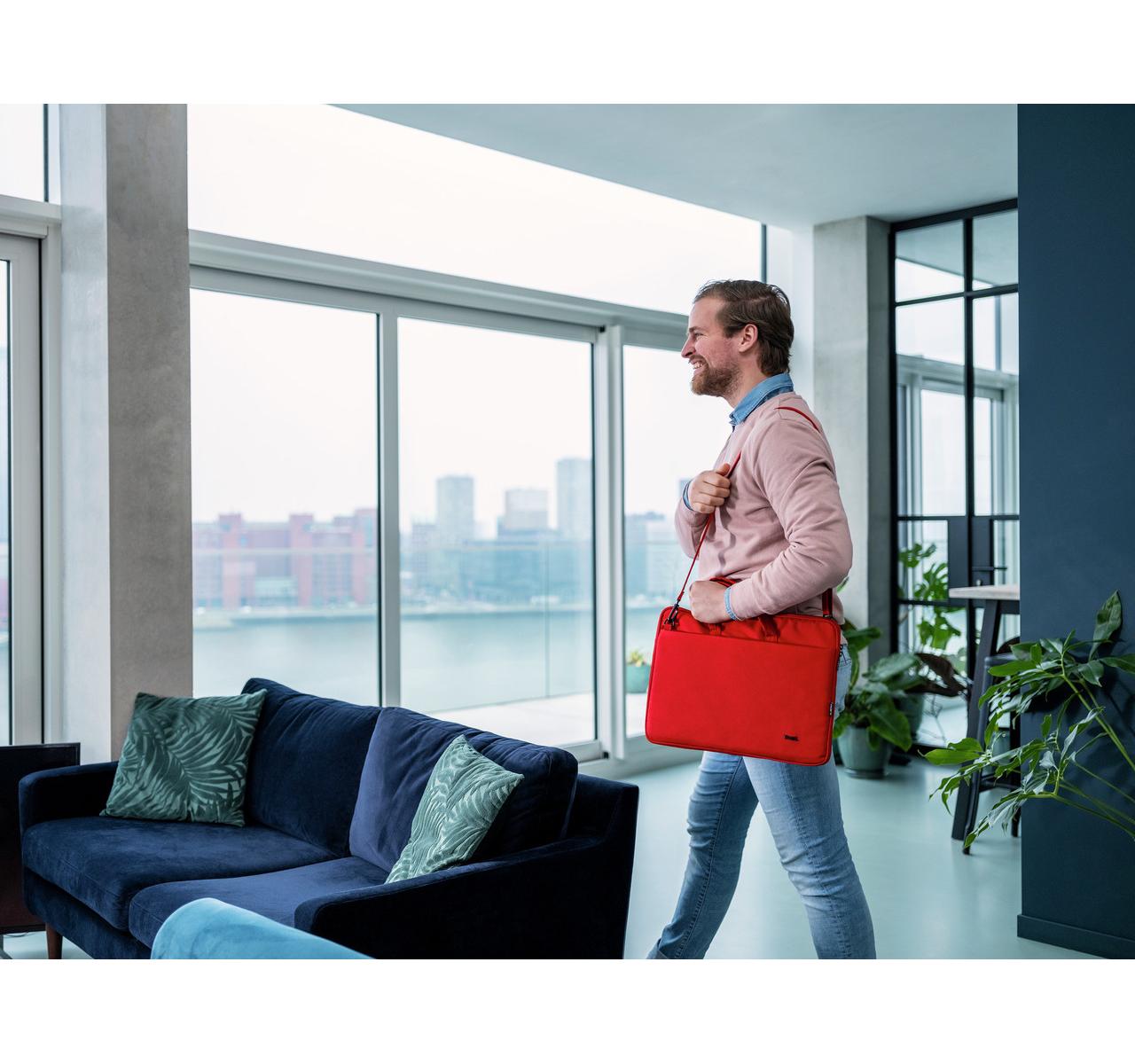 Trust 24449 Bologna borsa per notebook 40,6 cm 16" Valigetta ventiquattrore Rosso