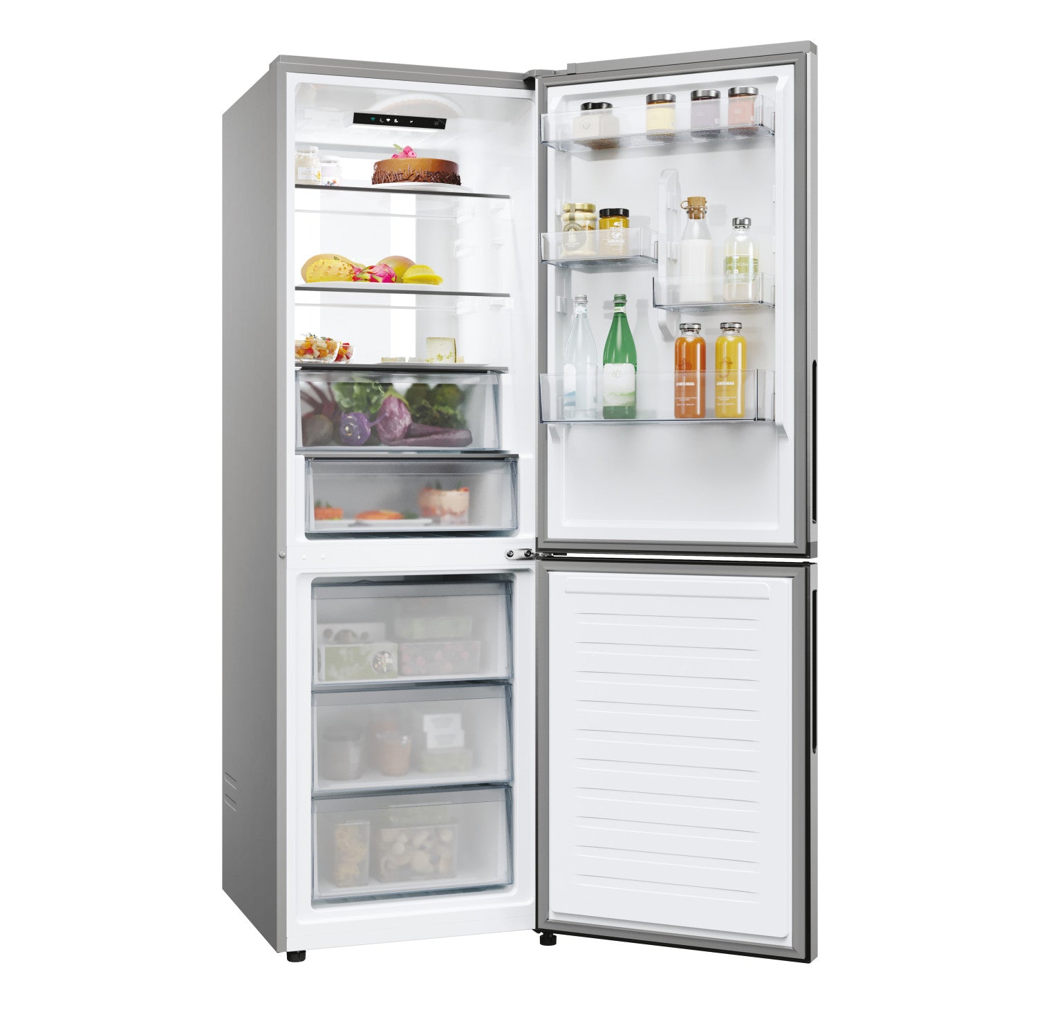 Candy Fresco CNCQ4T618EX Libera installazione 355 L Acciaio inox