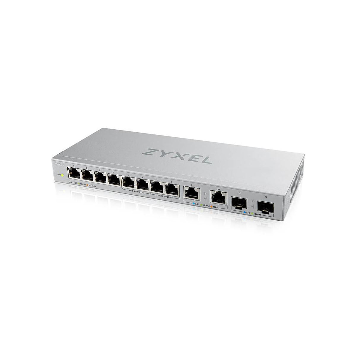 Zyxel XGS1010-12-ZZ0102F switch di rete Non gestito Gigabit Ethernet (10/100/1000) Grigio
