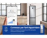 Samsung Frigorifero Combinato EcoFlex AI 2m 390L RB38C674CSA