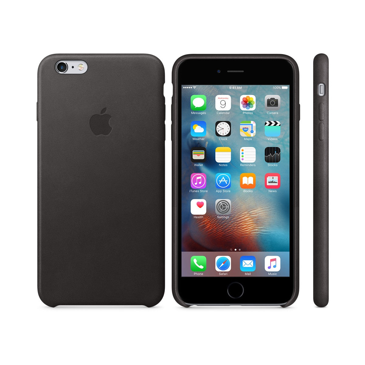 Apple Custodia in pelle per iPhone 6s Plus - Nero