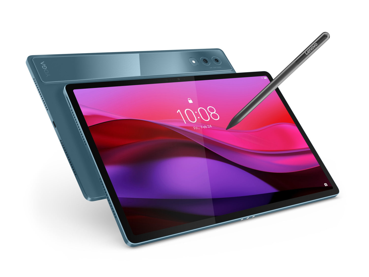 Lenovo Yoga Tab Plus - Display 12.7" 3K (2944x1840) LTPS 900nits 60Hz - CPU Qualcomm Snapdragon 8 Gen 3 - RAM 16GB - Memoria 256GB UFS - Grafica Qualcomm Adreno 750 - Connettività WiFi - Android 14 - Tab Pen Pro Folio Keyboard Inclusi
