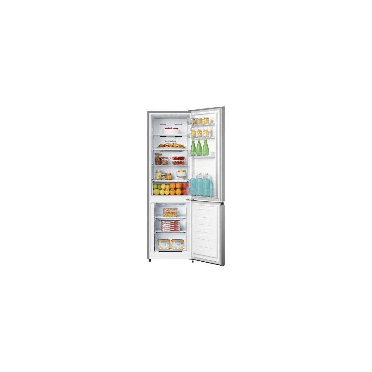 Hisense FCN255ACE frigorifero con congelatore Libera installazione 255 L E Acciaio inox
