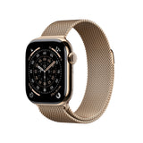 Apple Watch Series 11 GPS Cellular 42mm Cassa Titanio Oro con Loop in maglia Milanese Oro