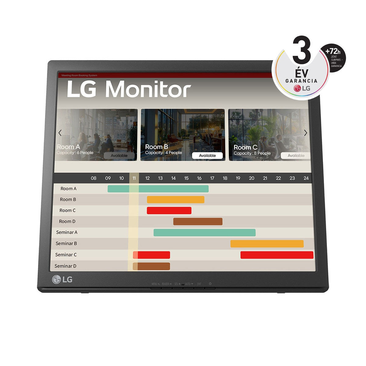 LG 17BR30T-B.AWM Monitor PC 43,2 cm (17") 1280 x 1024 Pixel SXGA LCD Touch screen Nero