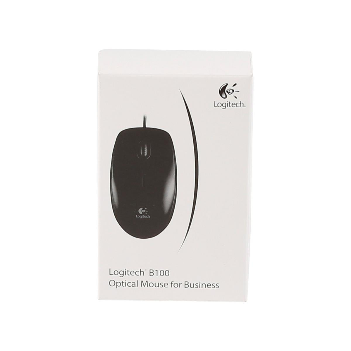 Logitech B100 mouse Ambidestro USB tipo A Ottico 800 DPI