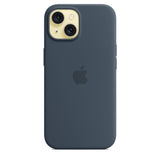 Apple Custodia MagSafe in silicone per iPhone 15 - Blu tempesta