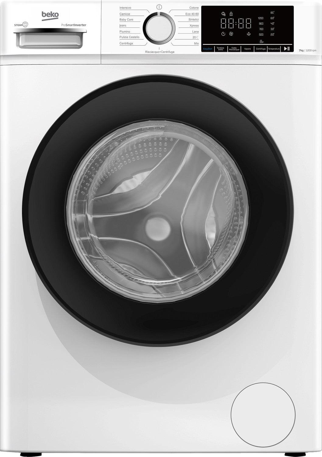 Beko BMX7126DB lavatrice Caricamento frontale 7 kg 1200 Giri/min Bianco