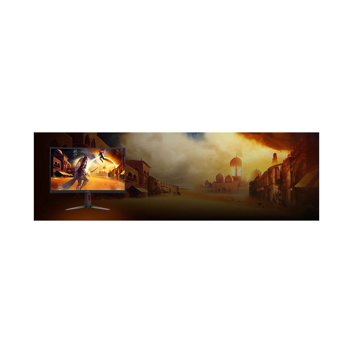 AOC G4 Gaming Monitor PC 68,6 cm (27pollici) 2560 x 1440 Pixel Nero, Rosso