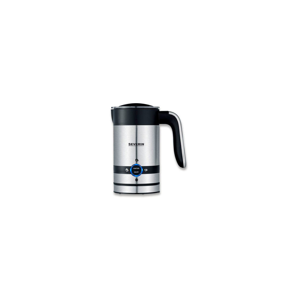 Severin SM 3584 montalatte e scaldalatte Nero, Acciaio inox