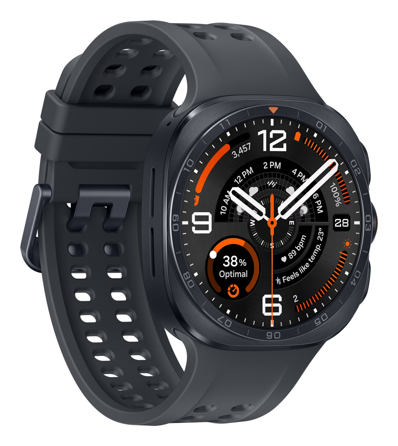 Samsung Galaxy Watch Ultra2 3,81 cm (1.5 pollici) AMOLED 47 mm Digitale 498 x 498 Pixel Touch screen 4G Grigio Wi-Fi GPS (satellitare)