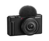 Sony Vlog camera ZV-1F di Fotocamera digitale (schermo orientabile, video in 4K, slow motion, funzionalità per vlog) - Nera
