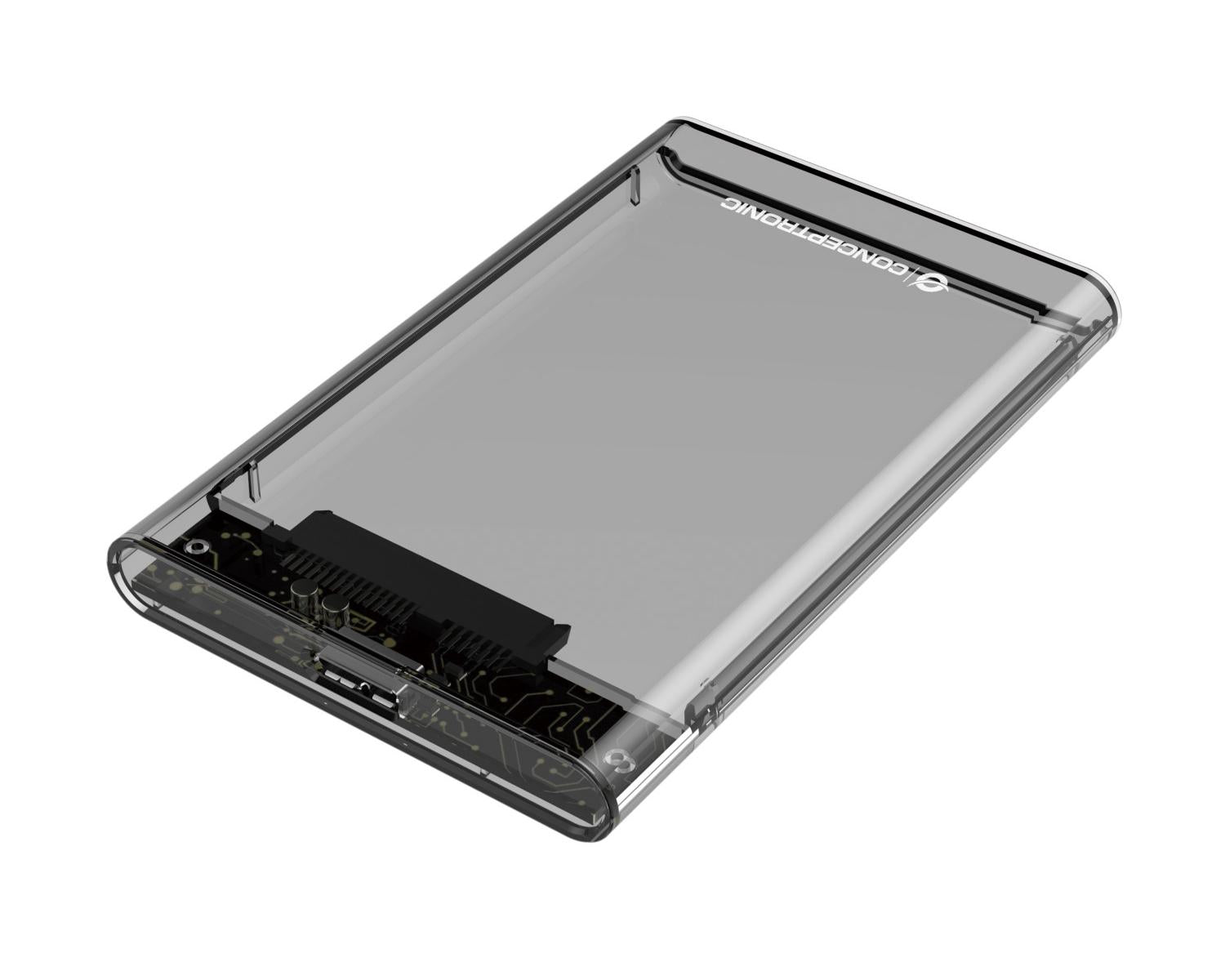 Conceptronic DANTE03T contenitore di unità di archiviazione Box esterno HDD/SSD Trasparente 2.5"