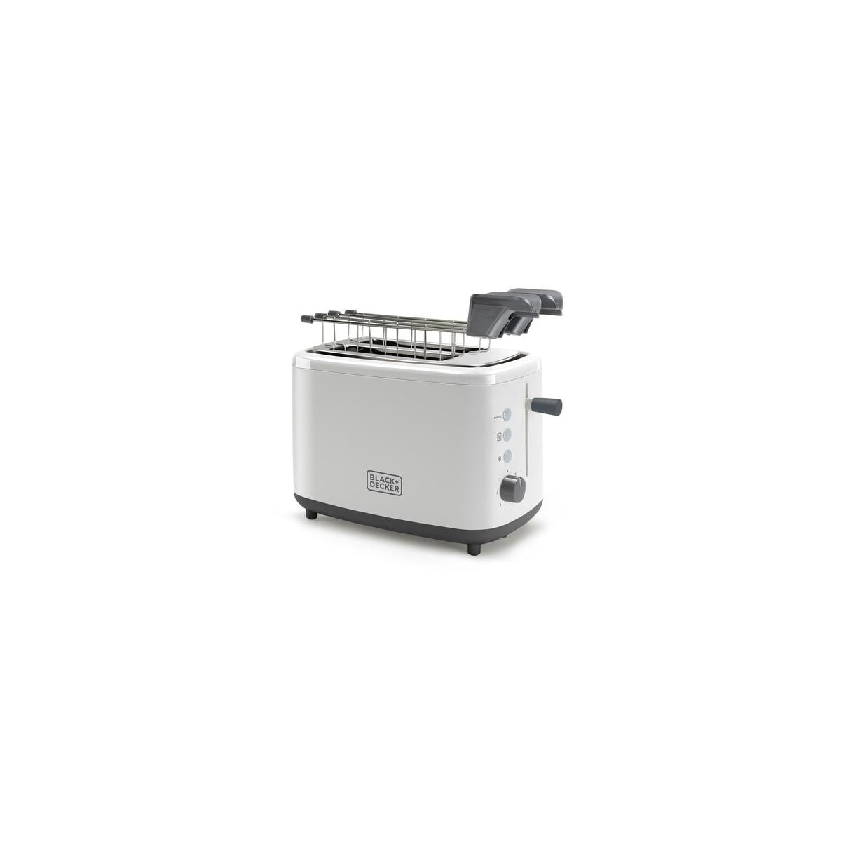 Black e Decker BXTOA820E Tostapane 2 Fette 820 W Bianco