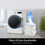 LG F4R3013NSWW Lavatrice 13kg AI DD, Classe A-20 , 1400 giri, Lavaggio a vapore
