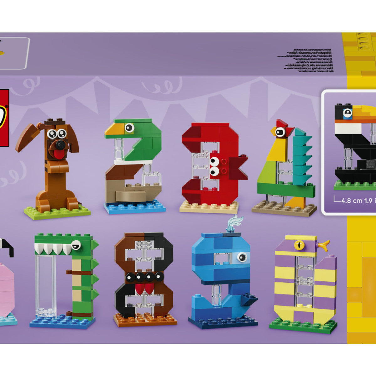 Lego Iconic 40807 Numeri Del Compleanno Giocattolo, Decorazione Per Torta, Addobbi Per Feste O Gioco Per Contare, Regalo Bambini 6