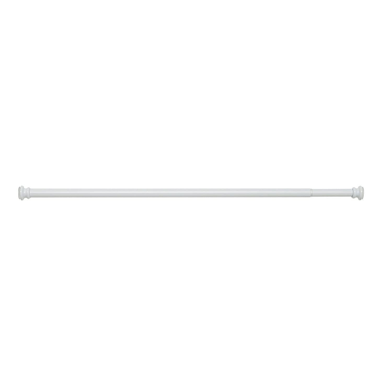 Gedy Asta Doccia Estensibile Bianca 78-135 cm Ø 25 mm in Acciaio